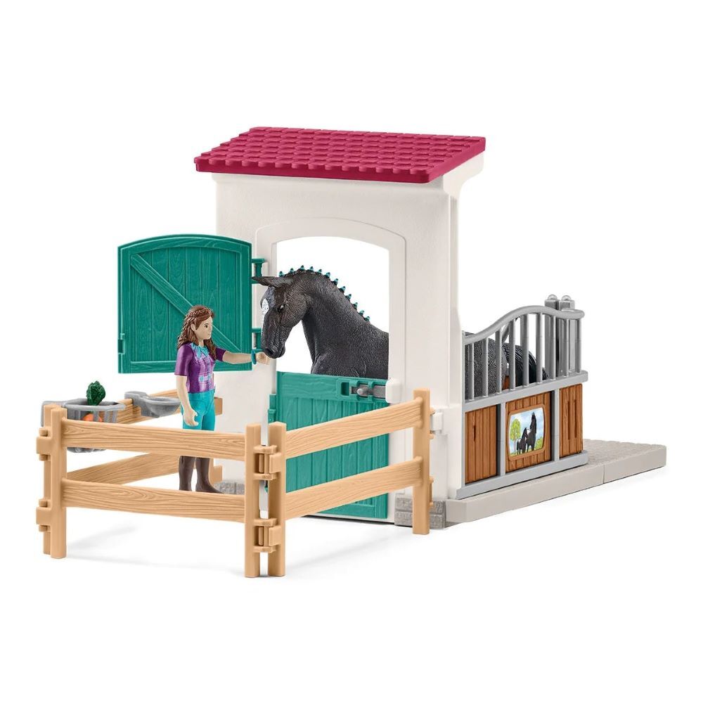 Schleich Horse Box with Horse Club Lisa & Storm Toy Set