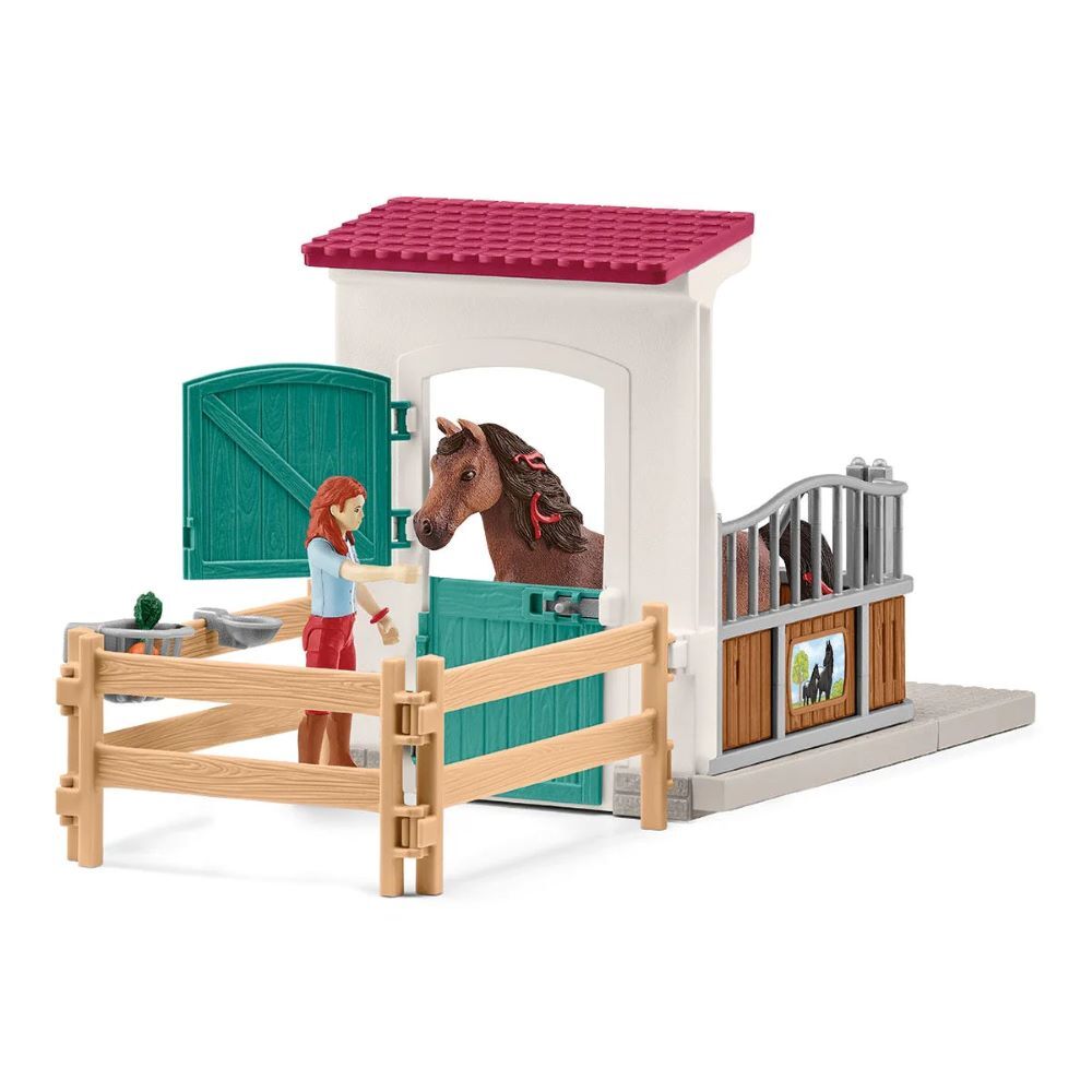 Schleich Horse Box with Horse Club Hannah & Cayenne Toy Set