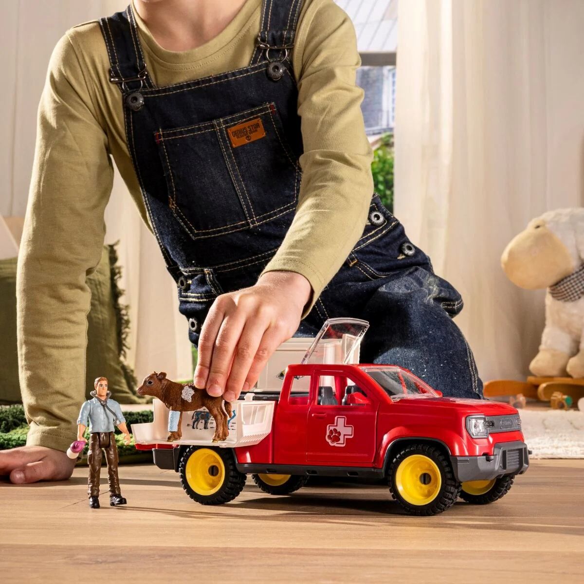 Schleich Veterinarian Pick-up at the Farm