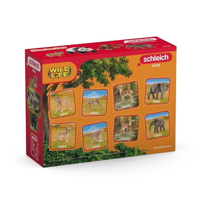 Schleich Wild Life Asia Starter Toy Set