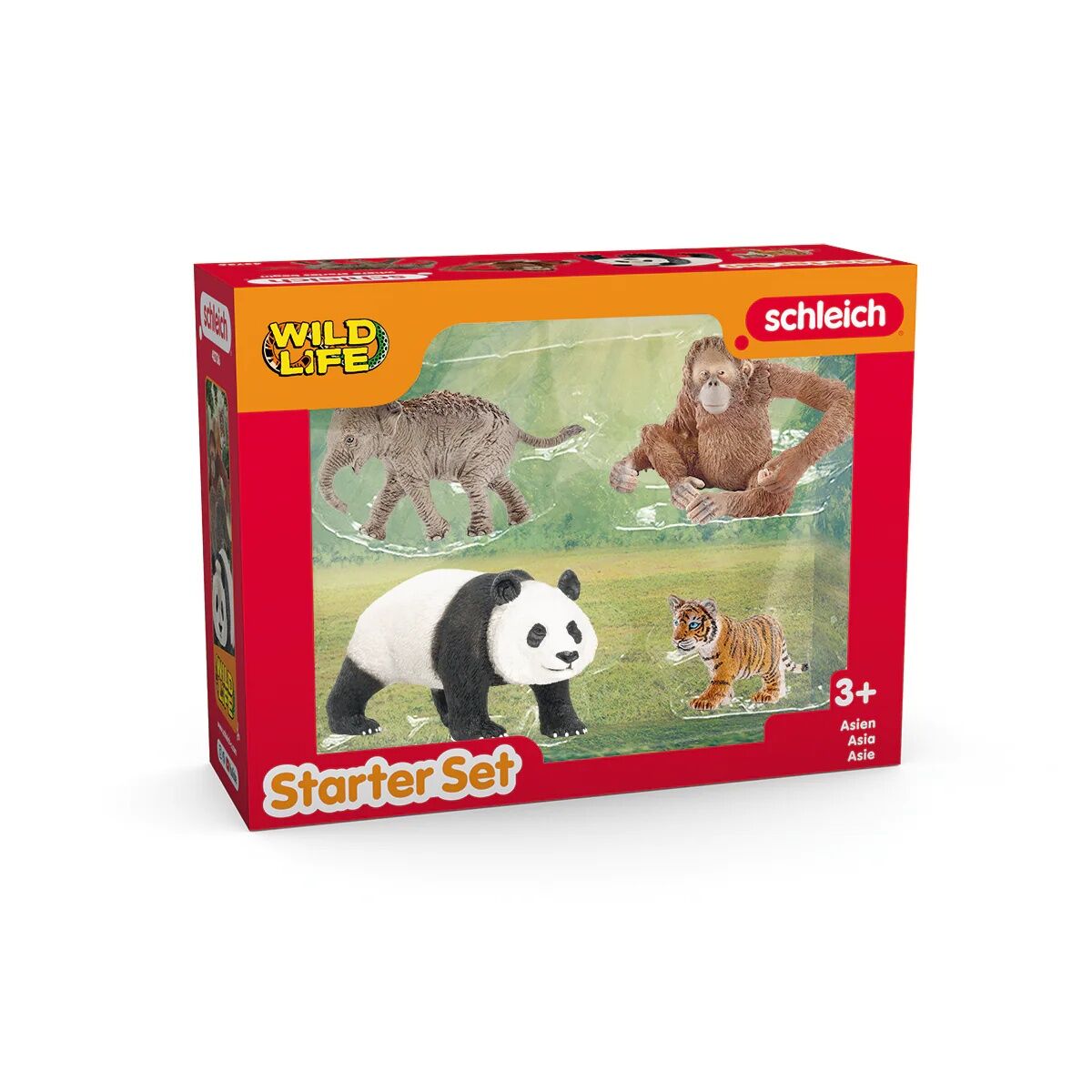 Schleich Wild Life Asia Starter Toy Set