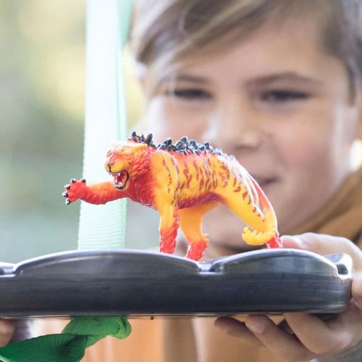 Schleich Lava Tiger Toy