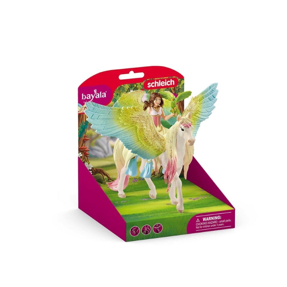 Schleich Fairy Surah with Glitter Pegasus Toy
