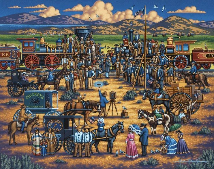 Dowdle Golden Spike National Monument, Utah Puzzle, 500-Pc