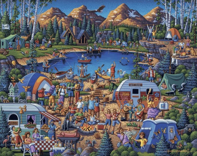 Dowdle Camping Adventure Puzzle, 300-Pc