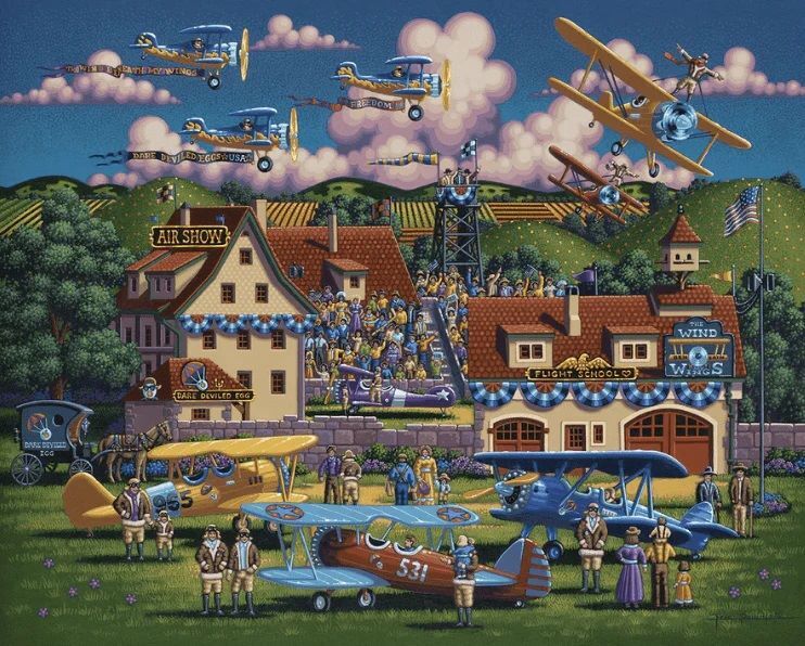 Dowdle Flying Aces Puzzle, 100-Pc