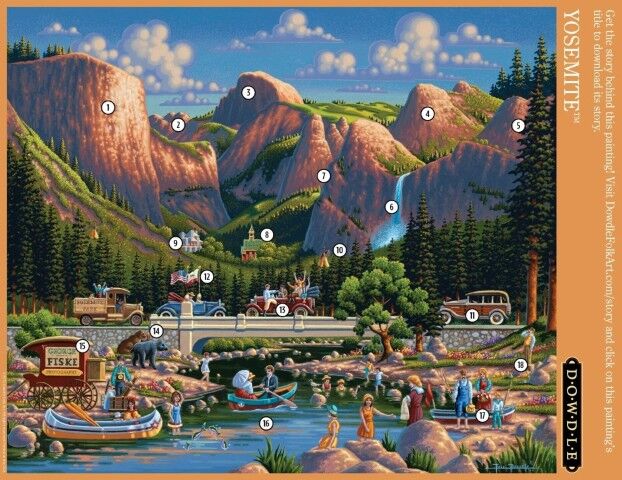 Boardwalk Puzzle Company Yosemite National Park Puzzle, 500 Pc