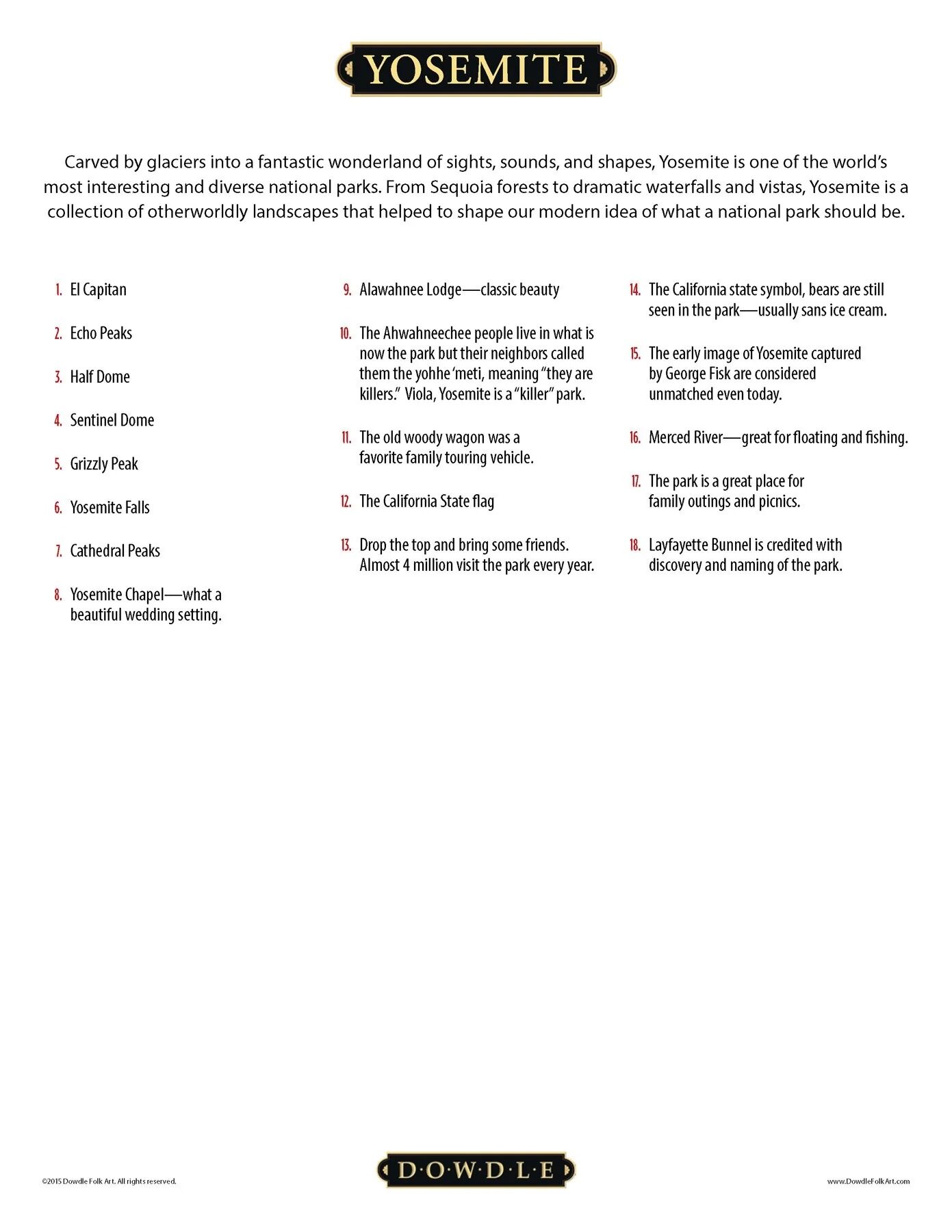 Boardwalk Puzzle Company Yosemite National Park Puzzle, 500 Pc