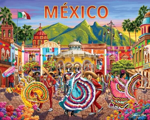 Boardwalk Puzzle Company Mexico Puzzle, 1000-Pc
