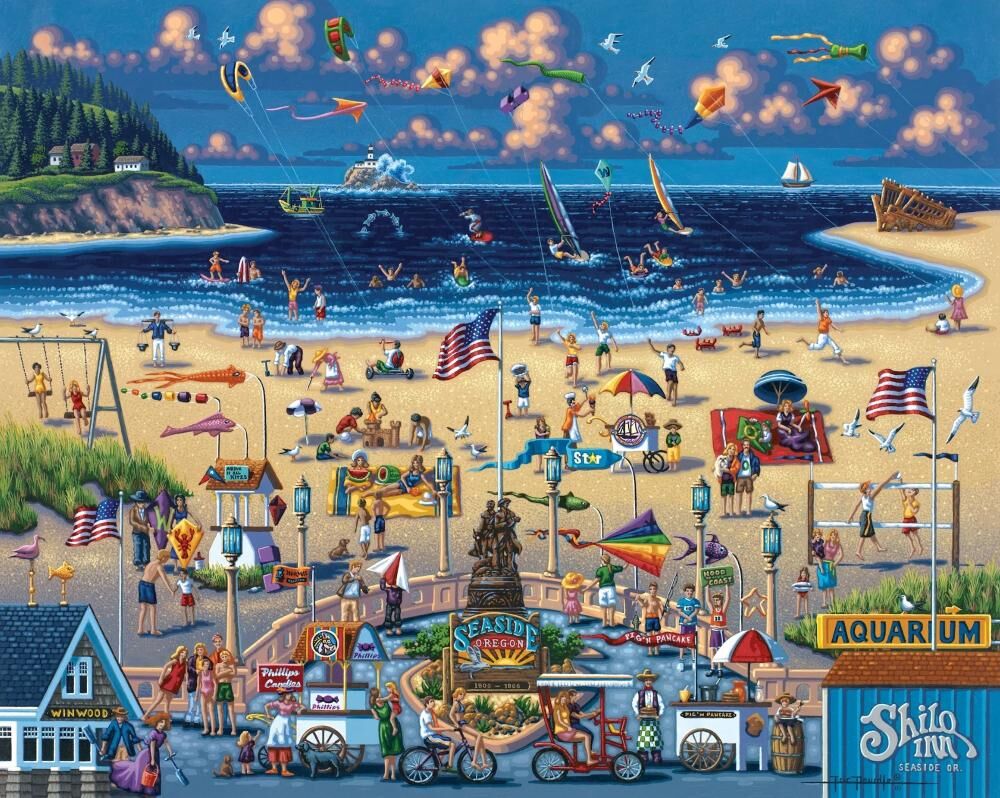 Dowdle Seaside, Oregon Puzzle, 500-Pc
