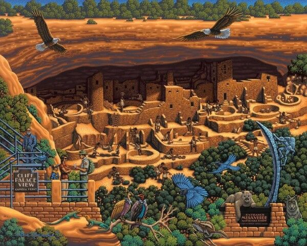 Dowdle Mesa Verde National Park Jigsaw Puzzle, 500-Pc