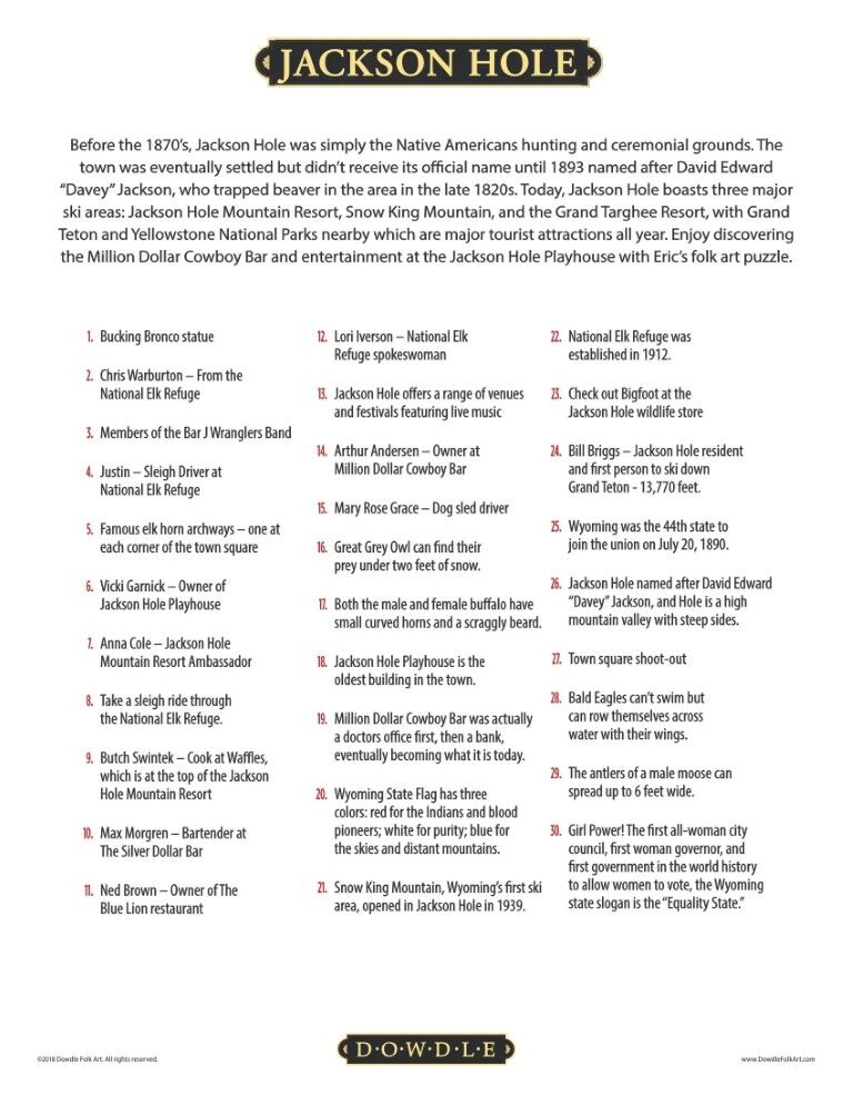 Dowdle Jackson, WY Puzzle, 500-Pc