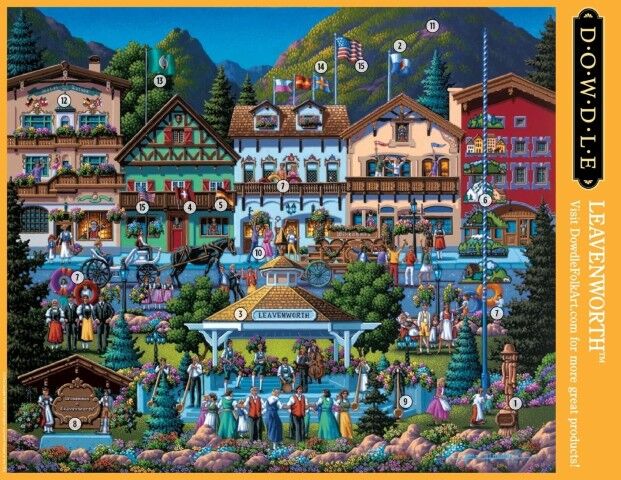 Dowdle Leavenworth Puzzle, 500-Pc