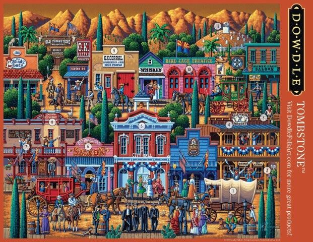 Dowdle Tombstone Puzzle, 500-Pc