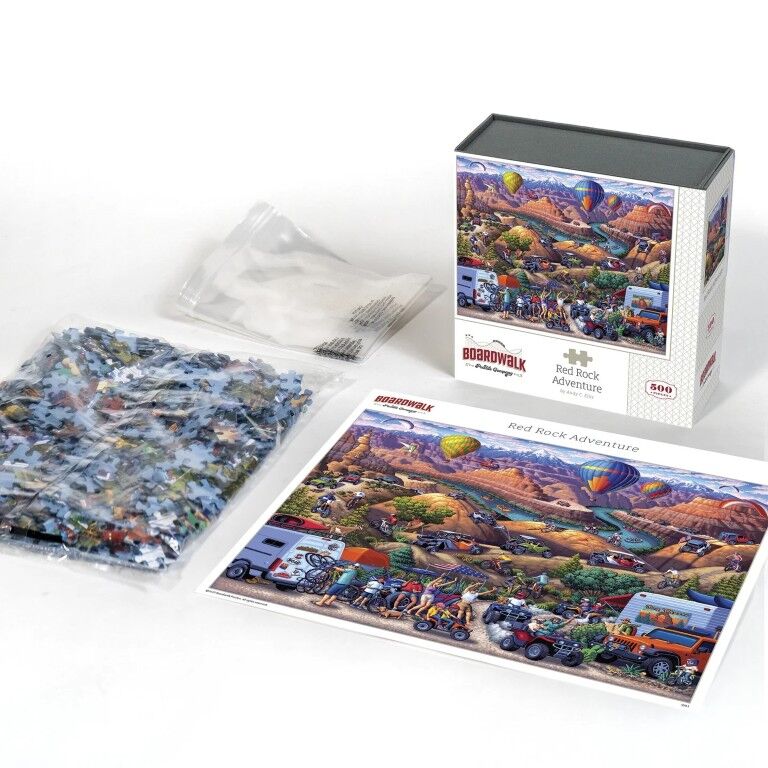 Boardwalk Puzzle Company Red Rock Adventure Puzzle, 500-Pc