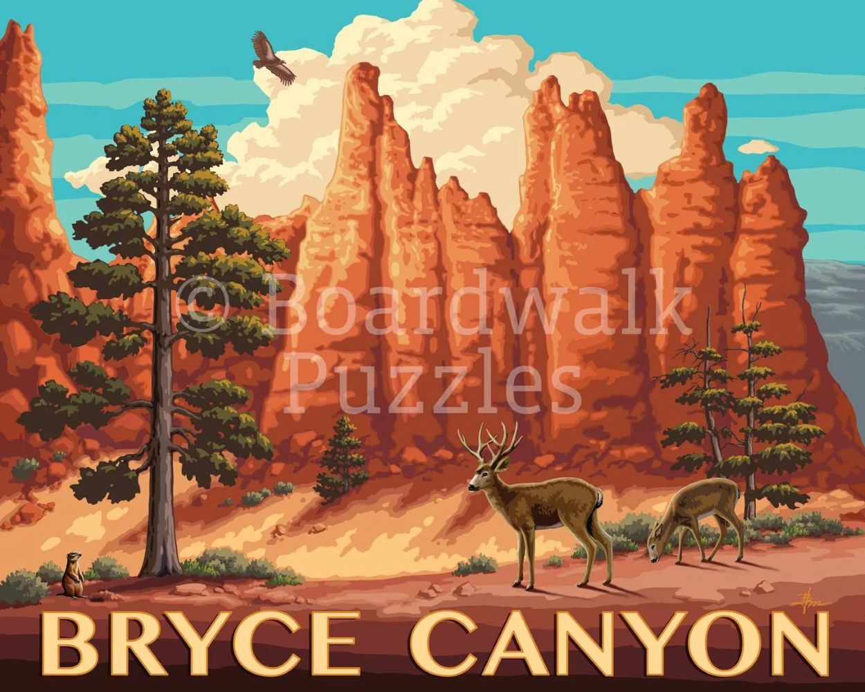 Boardwalk Bryce Canyon National Park Puzzle, 500-Pc