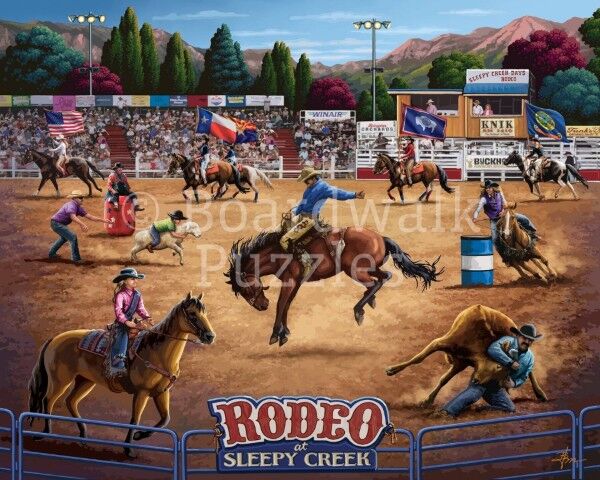 Boardwalk Rodeo At Sleepy Creek Puzzle, 500-Pc