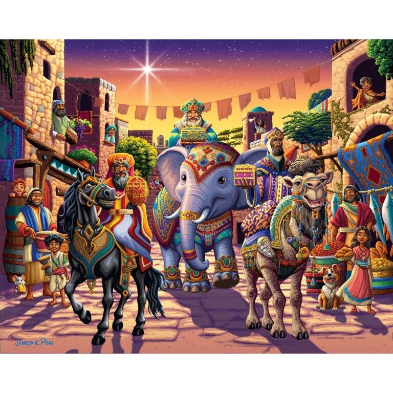 Boardwalk Puzzle Company Three Wise Men Puzzle, 500-Pc