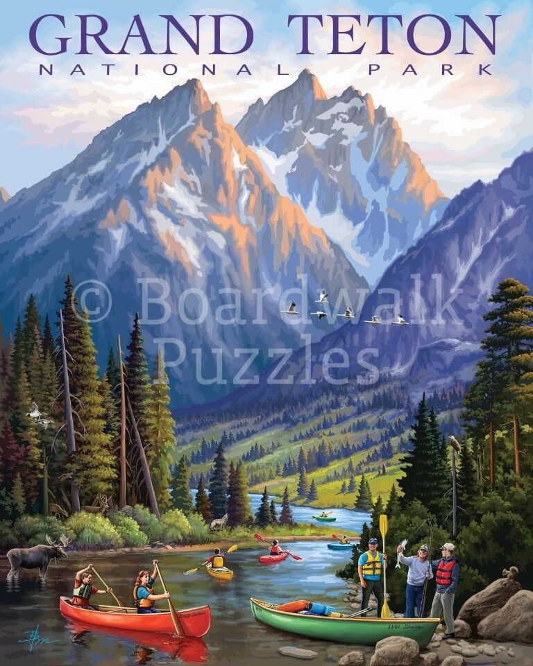 Boardwalk Grand Teton National Park Puzzle, 500-Pc