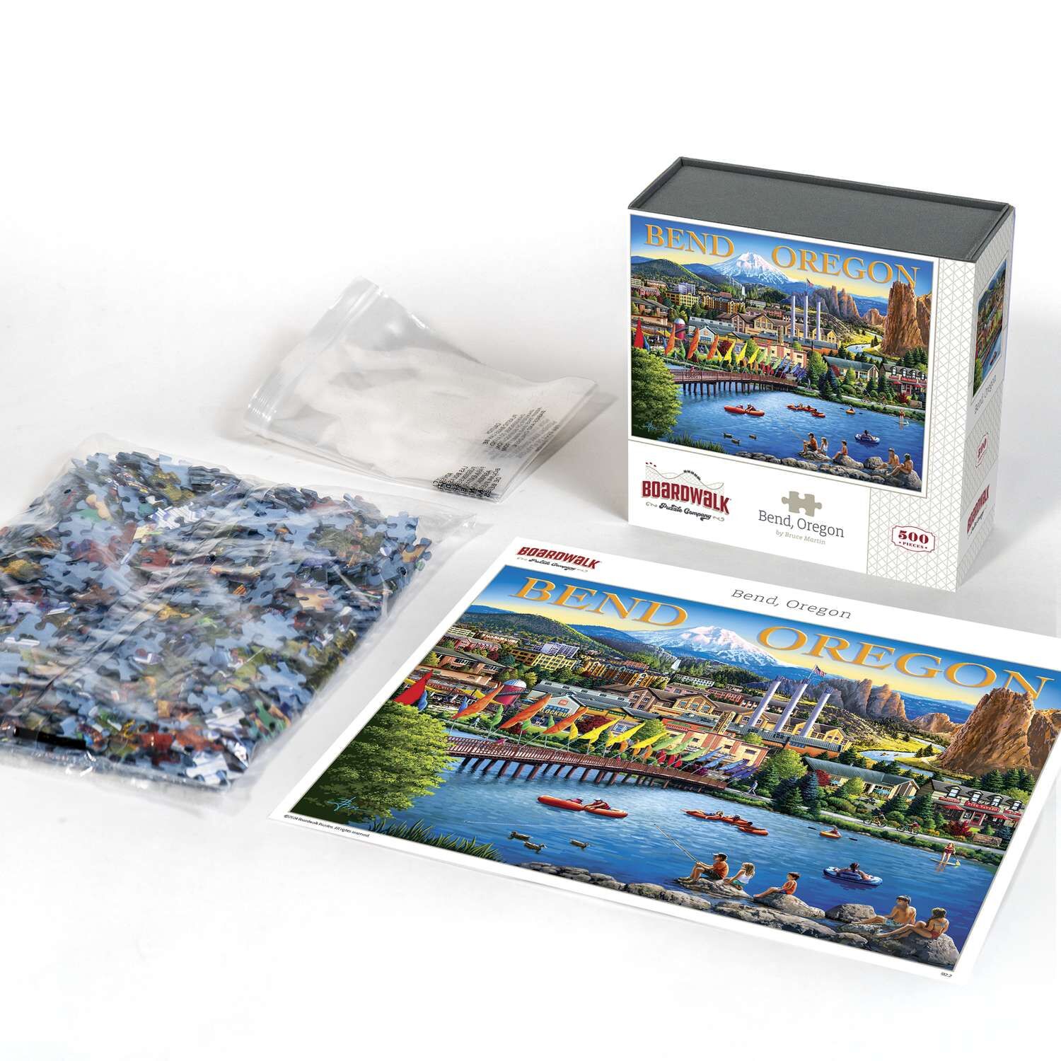 Boardwalk Puzzle Company Bend, Oregon Puzzle, 500-Pc