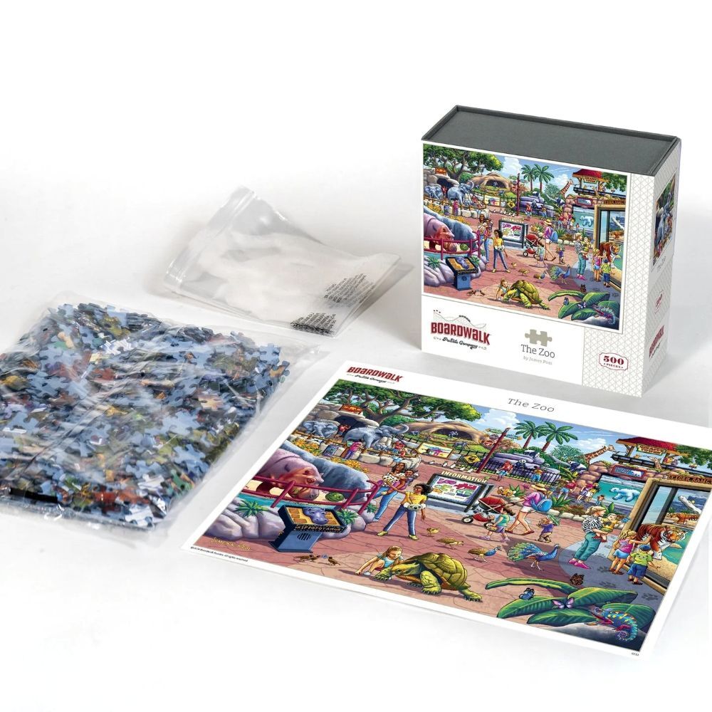 Boardwalk The Zoo Puzzle, 500-Pc