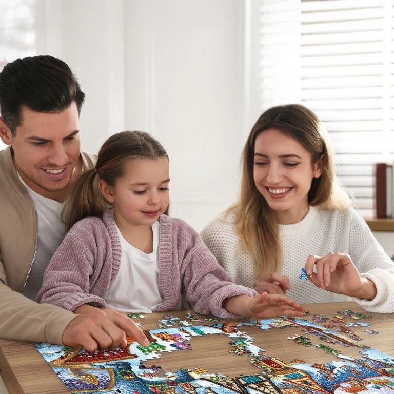 Boardwalk Puzzle Company Christmas Village Puzzle, 500-Pc