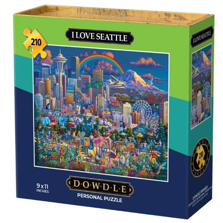 Dowdle I Love Seattle Personal Puzzle, 210-Pc