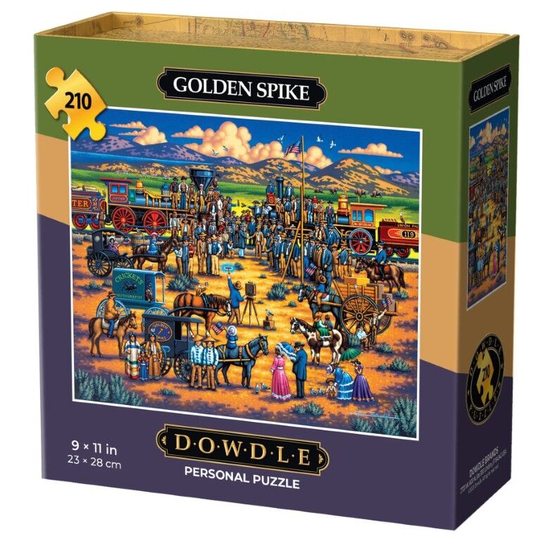 Dowdle Golden Spike Personal Puzzle, 210-Pc