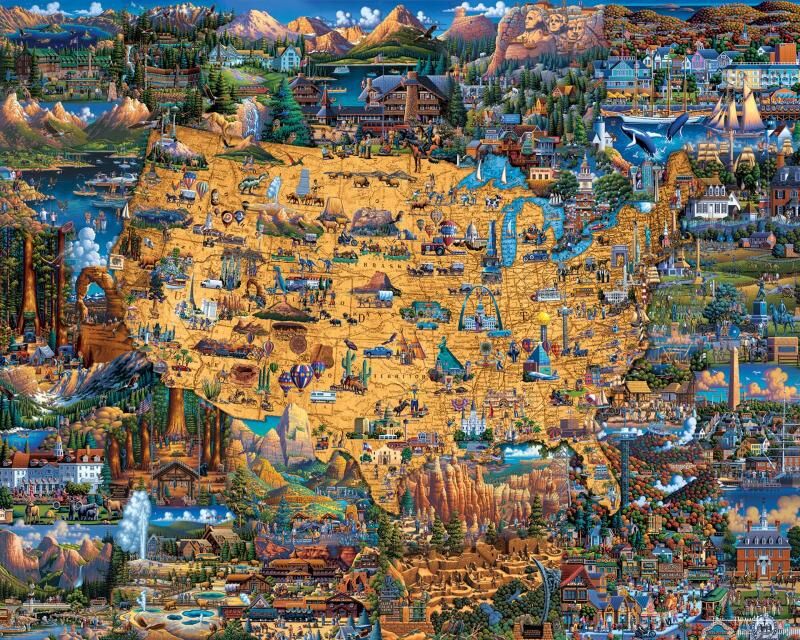 Dowdle National Parks Personal Puzzle, 210-Pc