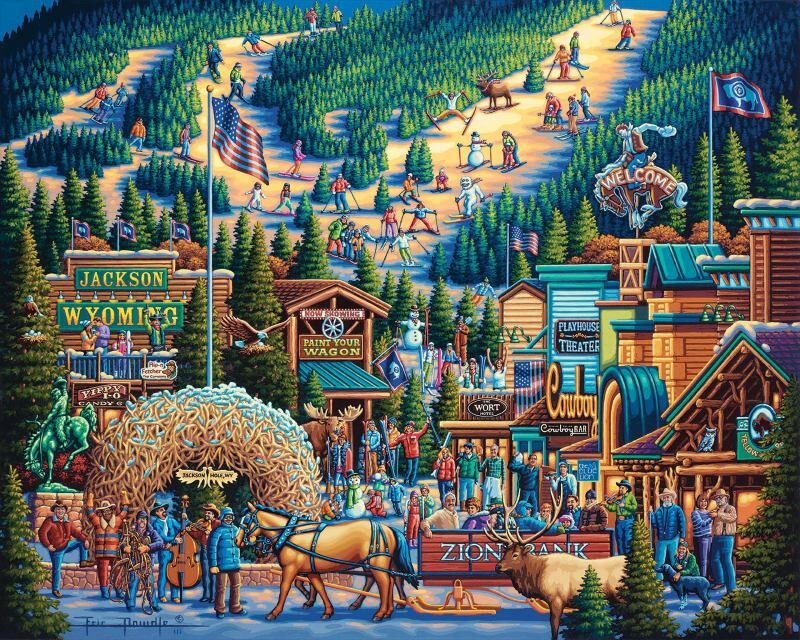 Dowdle Jackson, WY Personal Puzzle, 210-Pc