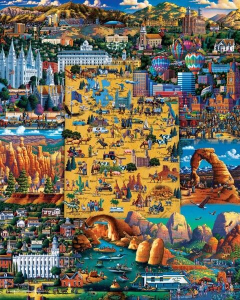 Dowdle Best of Utah Personal Puzzle, 210-Pc