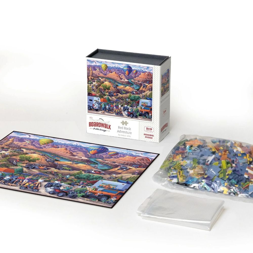 Boardwalk Red Rock Adventure Personal Puzzle, 210-Pc