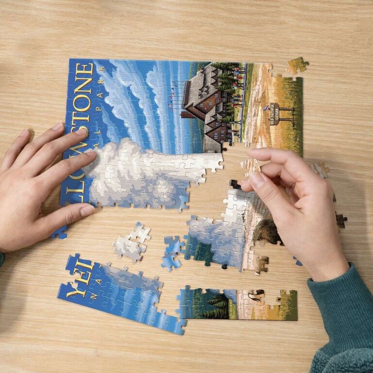 Boardwalk Puzzle Company Yellowstone National Park Personal Puzzle, 210-Pc