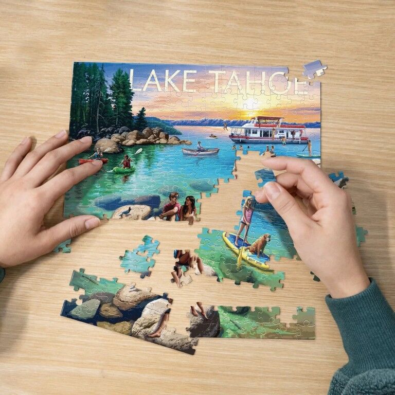 Boardwalk Puzzle Company Lake Tahoe Personal Puzzle, 210-Pc