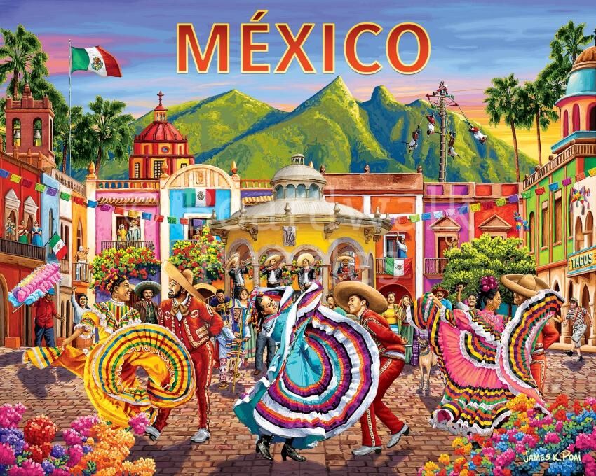 Boardwalk Mexico Personal Puzzle, 210-Pc