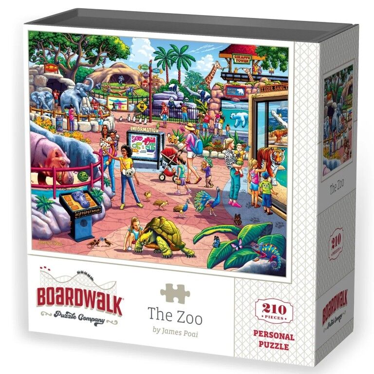Boardwalk Puzzle Company The Zoo Personal Puzzle, 210-Pc