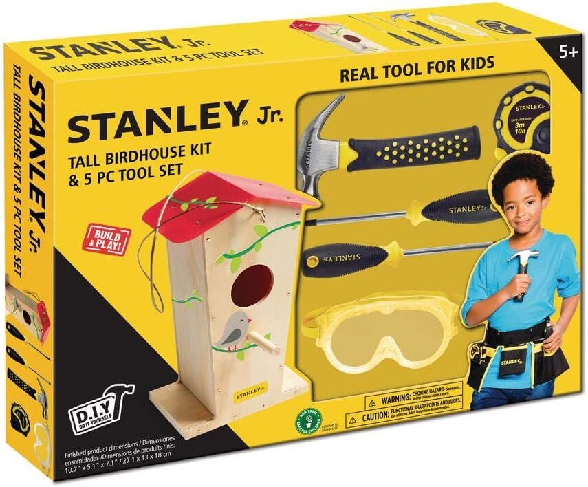 STANLEY Jr. Birdhouse Kit & 5-Pc Tool Set