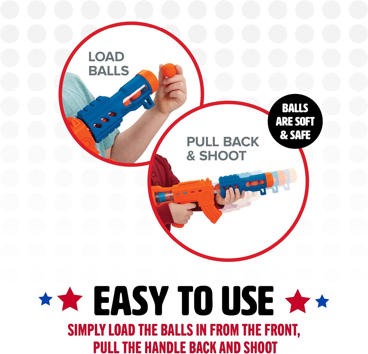 National Sporting Goods Kid's Aeroblast Foam Ball Shooting Game