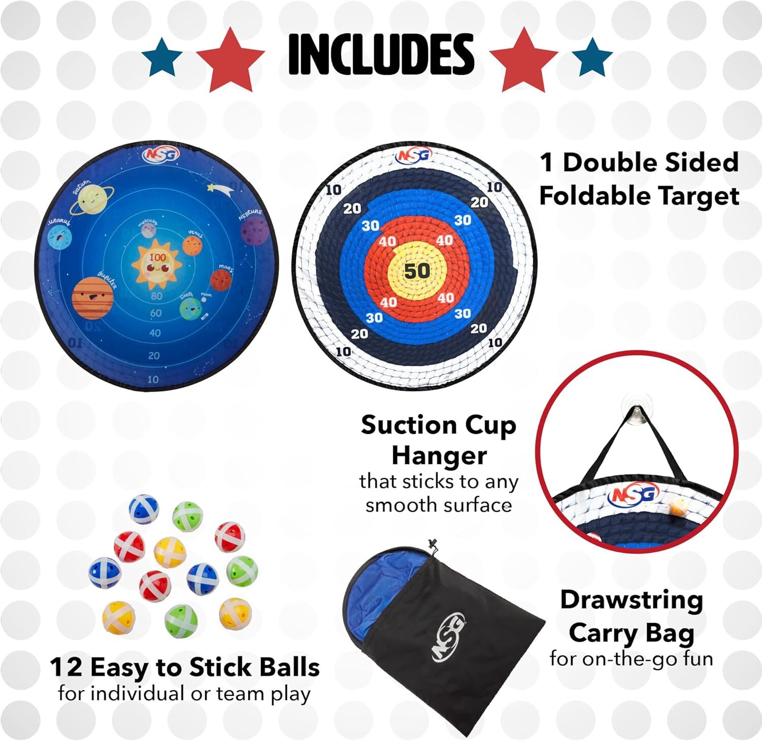 National Sporting Goods Kid's Giant Target Toss, 30-In