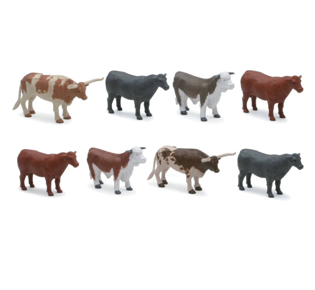 New Ray Ranch Cow Toy (Assorted)