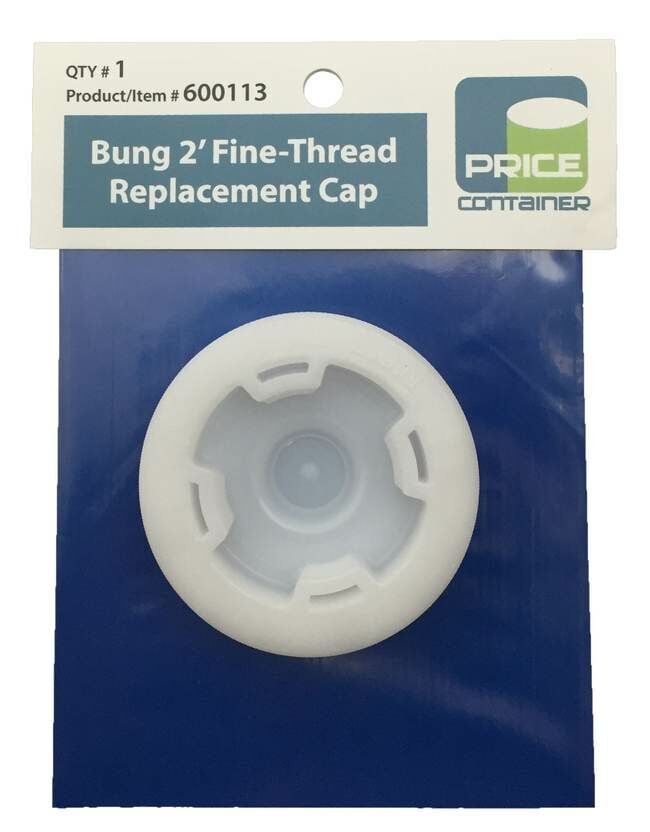 Price Containers 2 in Fine Thread Replacement Cap Bung
