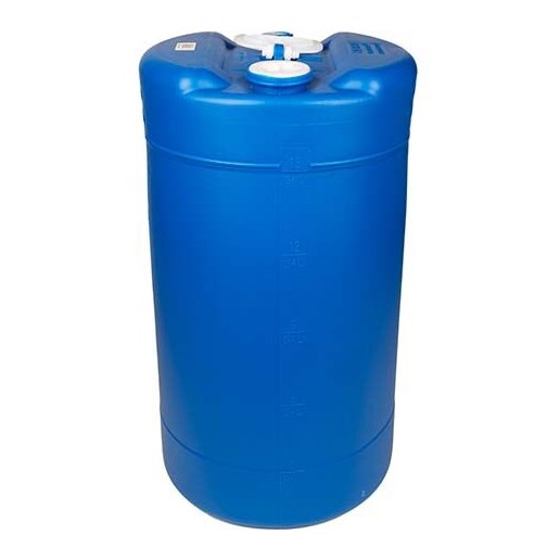 Price Container Blue Poly Drum - 15 Gal
