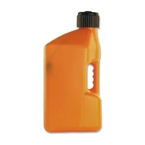 Tricorbraun Orange HDPE Plastic Gasoline Tuff Jug With Cap And Spout, 5-Gal