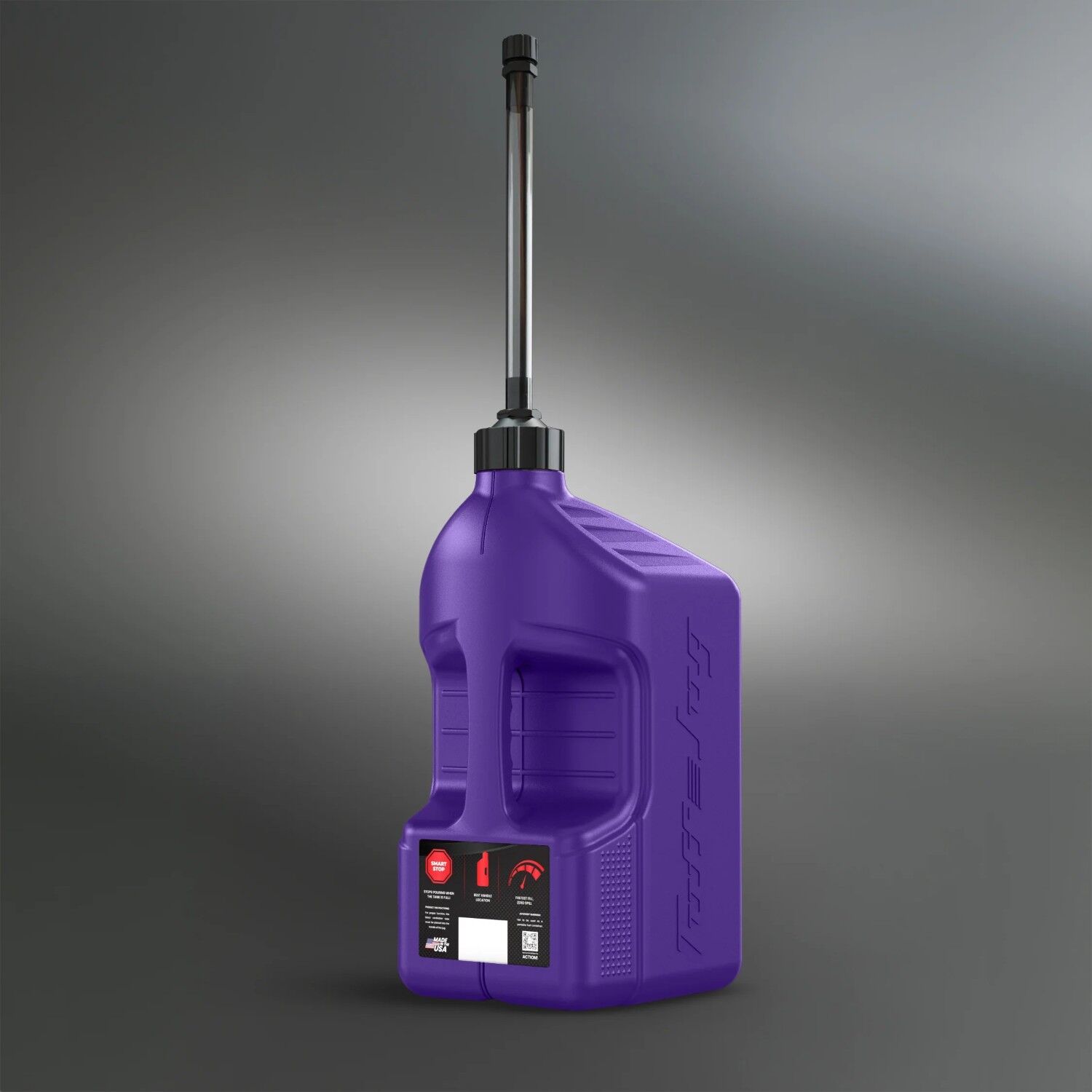 Tuff Jug Deep Purple Auto Stop Spout Jug, 5 gal.