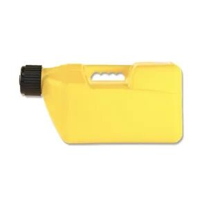Tricorbraun Yellow HDPE Plastic Gasoline Tuff Jug With Cap And Spout, 5-Gal