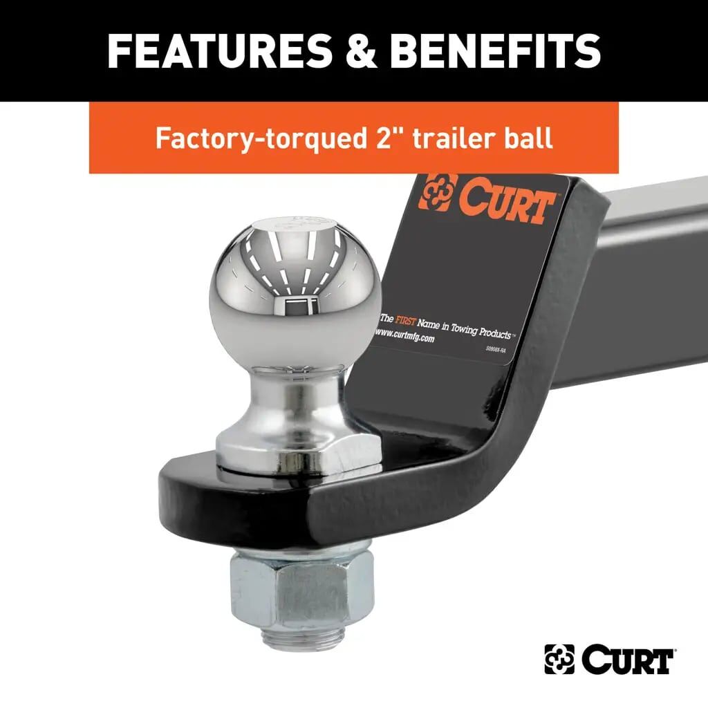 Curt Towing Starter Kit 2-In Drop With 2-In Ball