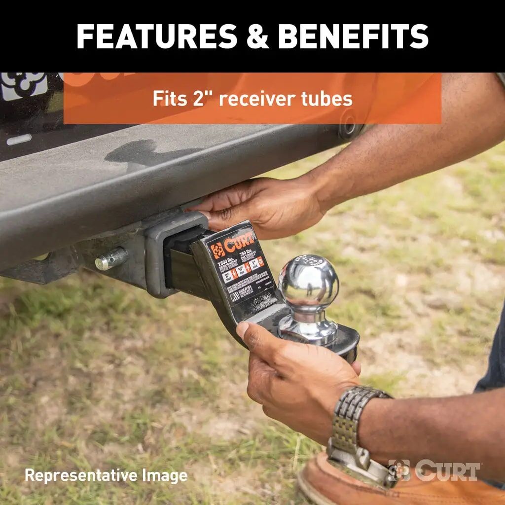 Curt Towing Starter Kit 4-In Drop With 2-In Ball