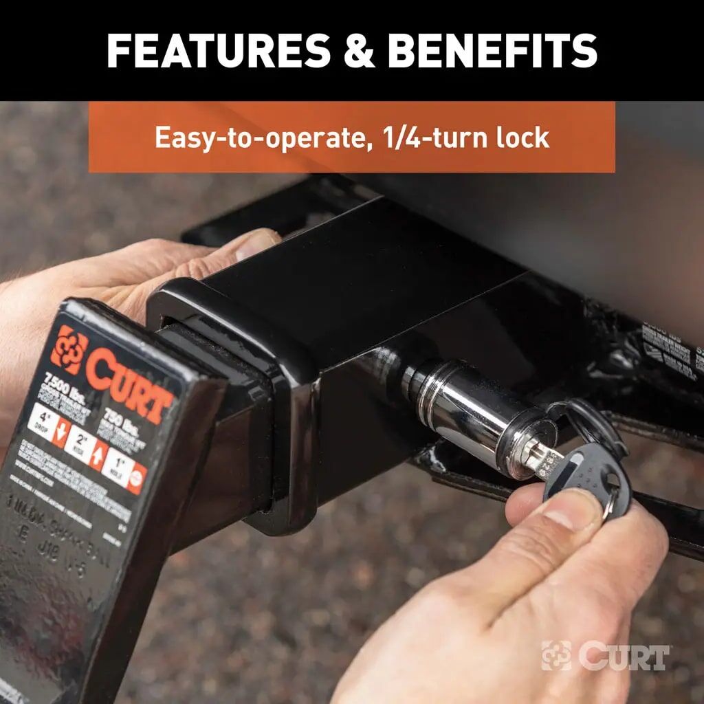 Curt Towing Starter Kit 4-In Drop With 2-In Ball