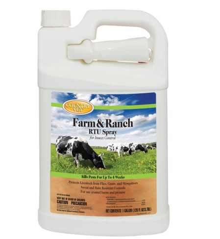 Country Vet Farm & Ranch Rtu Spray Insect Control - 1 gal