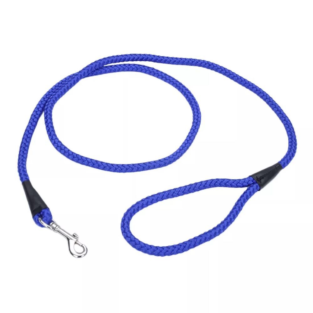 Coastal Pet Products Blue Rope Dog Leash, 1/2-In x 6-Ft
